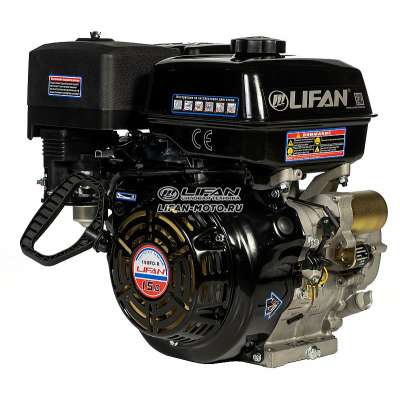Двигатель Lifan 190FD-R, вал Ø22мм, катушка 3 Ампера