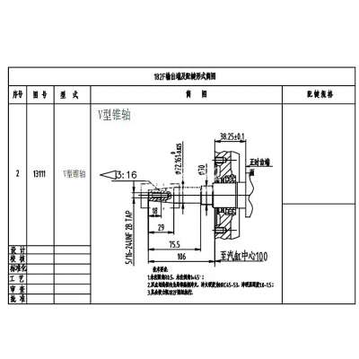 Двигатель Lifan 190FD-V, вал конусный длинный 106мм