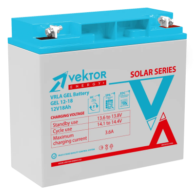 Аккумулятор VEKTOR ENERGY GEL 12-18