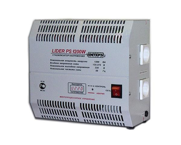 Стабилизатор напряжения LIDER PS 1200W-30-K